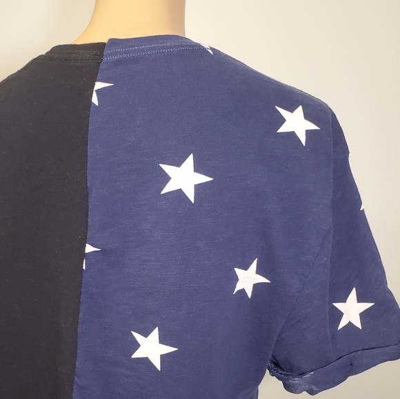 🔥Host Pick🔥Custom Galaxy Cat & Stars Crop Top T-Shirt - Picture 4 of 6